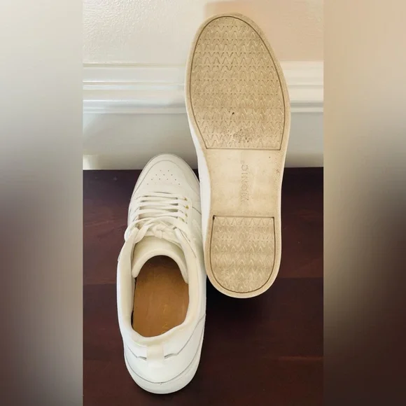 Unisex Fashionable Vionic Elise Leather Lace Up Sneakers - White Size 11 - Picture 11 of 12